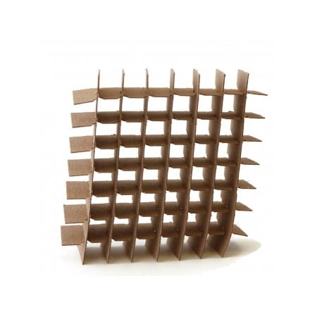 Custom Biogenic Cell Divider, Cardboard, 64 Capacity 181027